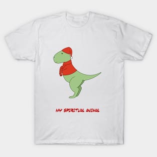 spiritual animal sad trex T-Shirt